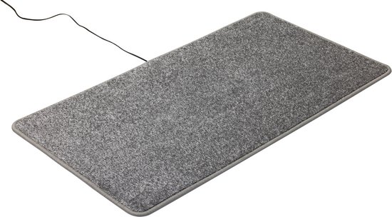 Foto: Heatek energiebesparende infrarood verwarming 110x60cm 96w misty grey warme voeten mat voeten verwarming verwarmingsmat