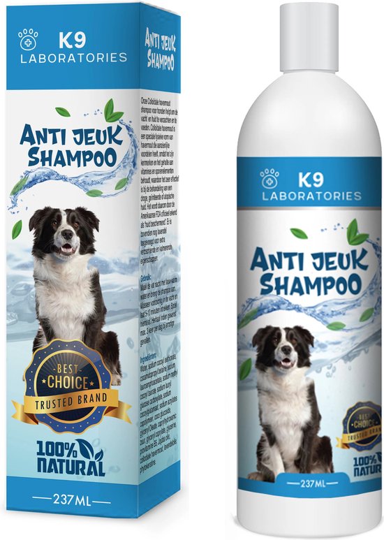 K9 Laboratories - Anti-jeuk shampoo - Voor honden - 237 ml - Colloïdale havermout - Lavendel - Jojoba - Herstelt en kalmeert huid en vacht hond