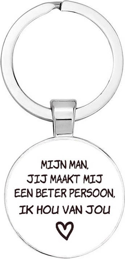 Akyol - Mon mari, tu fais de moi une meilleure personne Je t'aime porte-clés - amour - bonheur - heureux - cadeau - cadeau - surprise