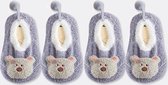 2 Paires - Pantoufles Antidérapants - Chaussettes - Koala - 4-12 mois