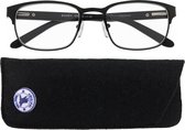 Leesbril INY Buddy +02.00 Zwart - stevige lichtmetalen leesbril van onberispelijke kwaliteit. Hoogwaardige glazen. Beste prijs-kwaliteit voor uw ogen.