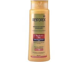 Restorex Nourishing Haarshampoo - Voedende Shampoo met 7 Oliën - Tegen Haaruitval & Voor Haargroei - 500 ml
