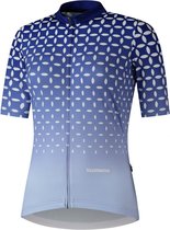 Shimano Fietsshirt Korte Mouwen Sumire Dames Aqua Blauw-XL