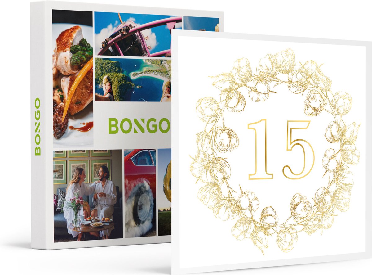 Bongo Bon - KRISTALLEN JUBILEUM: 15 JAAR GETROUWD! - Cadeaukaart cadeau