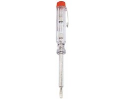 Spanningzoeker schroevendraaier - 110-250 V - 14 x 1,5 cm - voltage tester