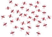 Chaks Decoratie mieren - 4 cm - rood/bruin - 20x - horror/griezel decoratie dieren