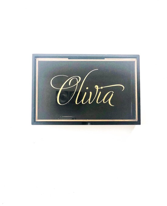 BABY MEMORY BOX HOUT ZWART