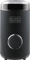 Black+Decker BXCG150E elektrische koffiemolen - Mat zwart