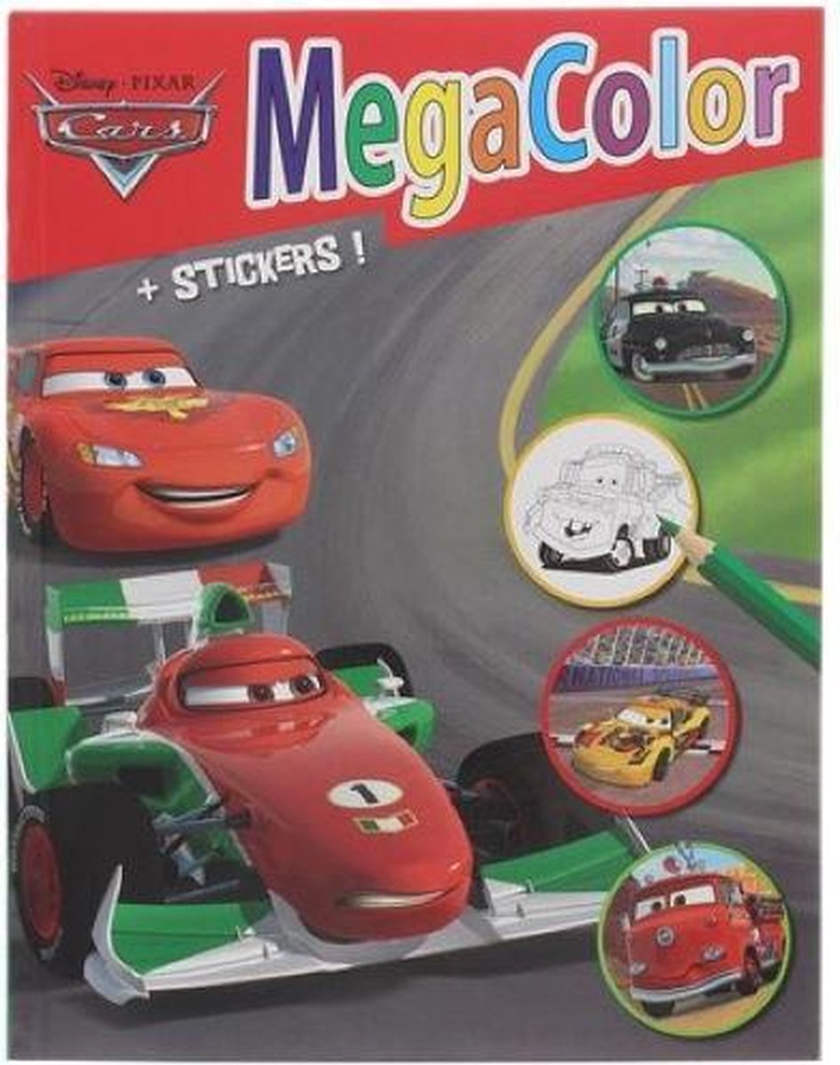 Cars 2 : ton méga livre de stickers - Disney - Panini - Papeterie /  Coloriage - Dédicaces RUEIL MALMAISON