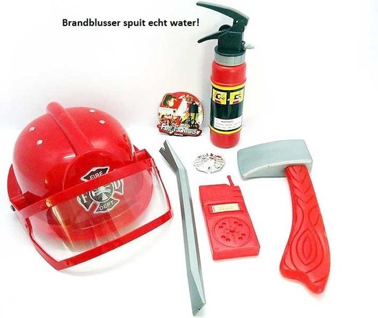 Brandweerhelm Voor | Brandblusser Speelgoed | Brandweer Brandweerset | bol.com