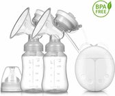 Sargon Dubbele Elektrische Borstkolf - Kolfapparaat - Transparant 150 ml - Borstvoeding geven zonder pomp