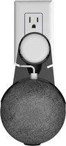 Houder Voor Google Home Nest Mini - Smart Speaker - Muur Beugel - Case Stopcontact Beugel - Zwart