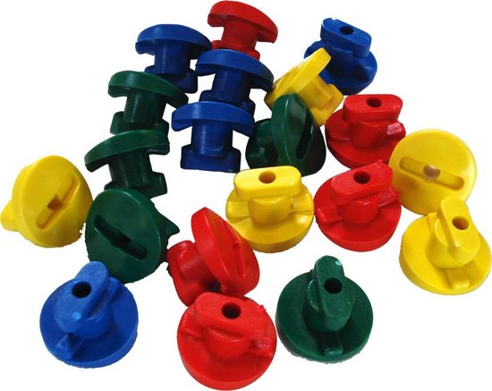 Quadro - Set van 20 gekleurde schroefjes | Games | bol
