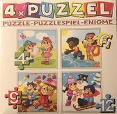 4 puzzels in een voor kinderen - Seizoenen