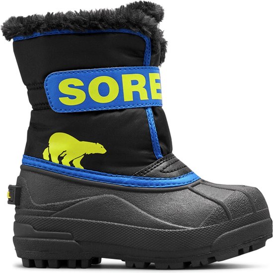 Sorel Snowboots - Maat 22 - Unisex - zwart/blauw/groen | bol.com