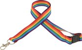 Pride Keycord Met Rainbow/ Regenboog Print En Veiligheidsclip