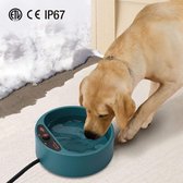 TZ® Verwarmde honden drinkbak | Winter Buiten Drinkbak voor dieren | Bijtvast | Drinkbak 2.2L