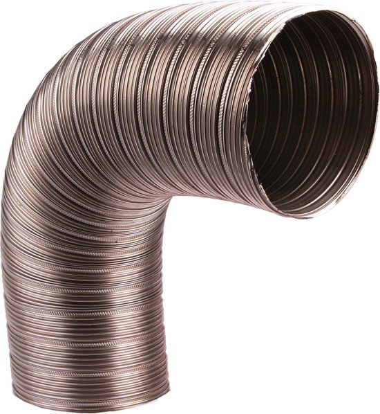 Tube flexible en acier inoxydable 150 mm, 12 mètres de cheminée à double  paroi | bol