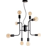 Hanglamp Bjorn 60 cm 8 lichts zwart