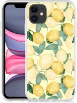 Geschikt voor Apple iPhone 11 Hoesje Lemons - Designed by Cazy