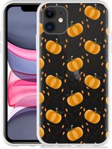 Geschikt voor Apple iPhone 11 Hoesje Pumpkins - Designed by Cazy