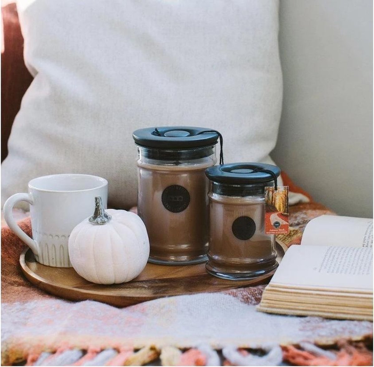 Bridgewater Geurkaars Autumn Stroll small jar bol