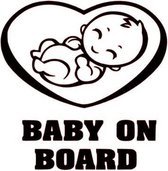 Auto sticker Baby on boord  12 x 12