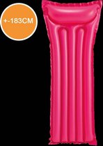 Opblaas zwembad luchtbed roze, inflatables - 183 cm - 20 stuks