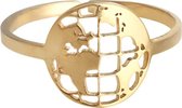 Ring - Around the world - Goud - One size