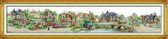 Artstudioclub®  borduurpakketten volwassenen 174×36cm  stadje