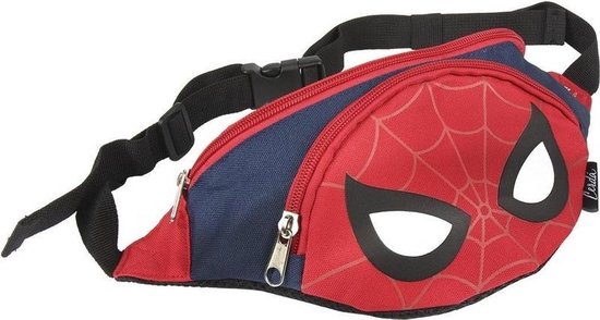 Rood/blauw Marvel Spiderman heuptasje/buideltasje voor jongens - Fanny pack  -... | bol.com
