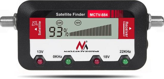 Digitale Satfinder Maclean MCTV-884 Satellietzoeker SAT