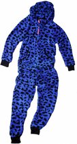 AnnaRebella Meisjes Onesie Pyjama Blauw ANPYM2608A Maten: 140