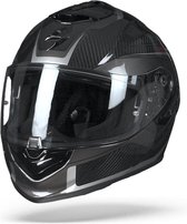 Scorpion EXO-1400 Air Carbon Esprit Zwart Zilver Integraalhelm - Motorhelm - Maat L