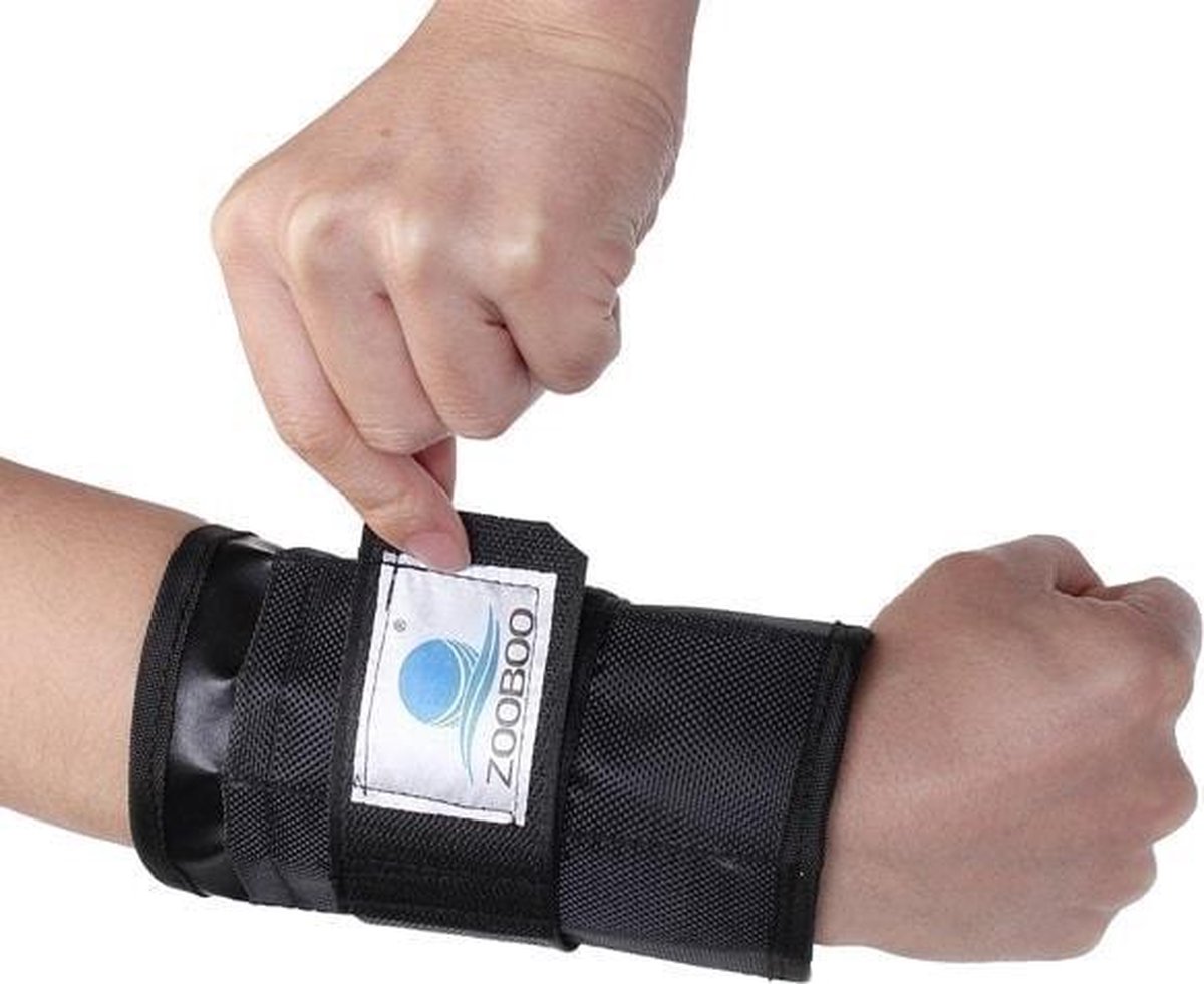 Verstelbare hand pols arm gewicht gym oefening boksen training beschermende  pads | bol.com