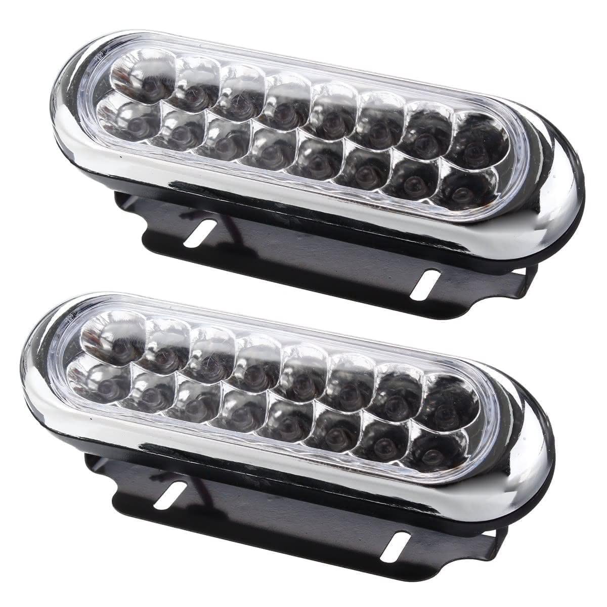 Paar Universal 16 LED Auto Dagrijlichten DRL Mistdagaandrijving Lamp