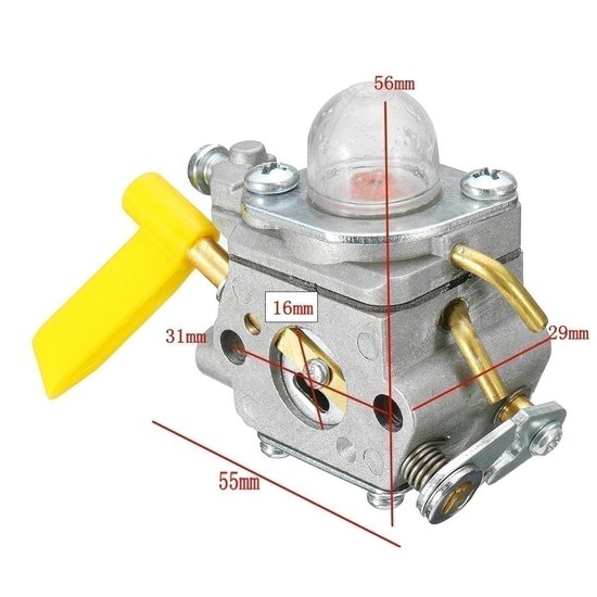 Carburateur + Rebuild Kit voor Homelite Ryobi 25cc String Trimmer Carb