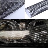 106x28cm Tinting Perforated Mesh Film Fly-Eye Tint Koplamp Achterlamp