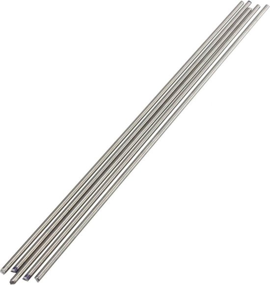 Perforatie Beknopt aankleden 5st titanium legering bar 3mm x 250mm titanium staaf metalen as bar ronde  staaf | bol.com