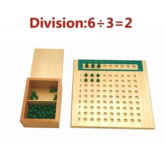 Montessori Mathématiques Mathématiques Bead Board Multiplication & Division  Jouets... | bol