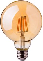 Crius LED Filament G125 E27 8W 827 Amber Dimbaar