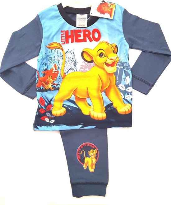 Disney- Lion peuter/kleuter - pyjama - blauw - maat 86/92 | bol.com