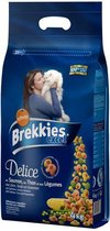 Brekkies kat delice zalm gevuld met tonijn en groenten kattenvoer 4 kg