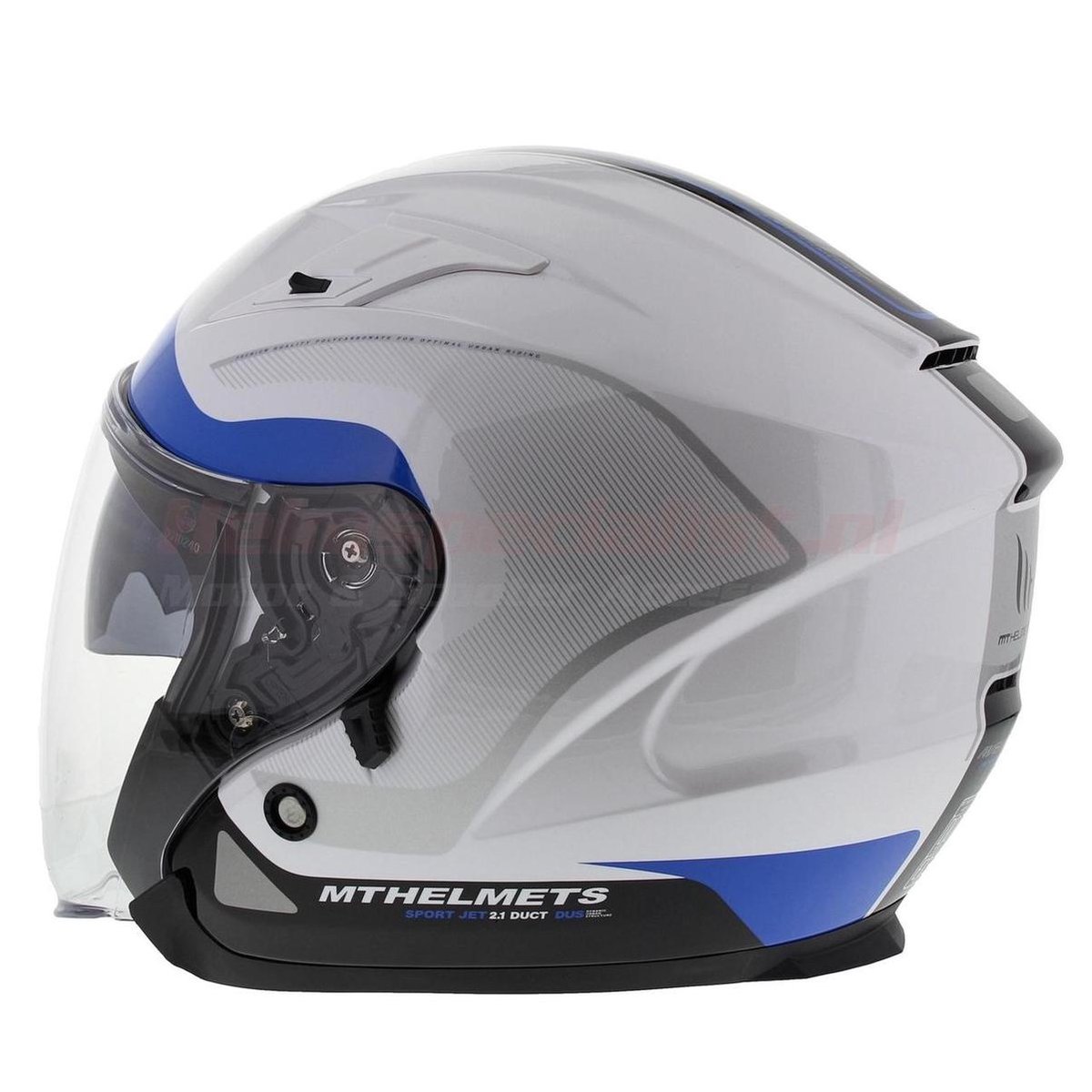 Jet Helmet MT OF502SV Avenue SV Solide A0 Perle Blanche Taille S