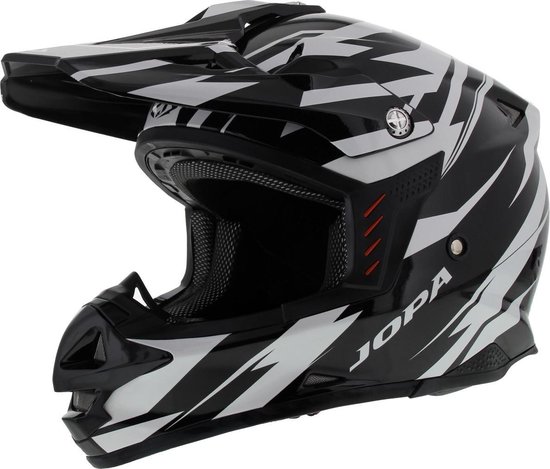 Jopa crosshelm Locust II zwart/wit | bol.com