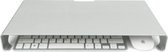 QUVIO Laptop standaard - Laptophouder - Laptopstandaard - Laptop houder - Notebook standaard - Laptop steun - Laptop verhoger tot 17 inch en groter - Thuiswerken - Ergonomisch - 21 x 40 x 5 c