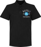 Napoli Established Crest Polo Shirt - Zwart - XXXXL