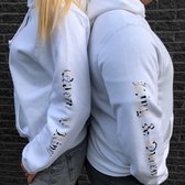 Setje hoodies voor een koppel King en Queen | Hoodies voor man en vrouw | Kadotip voor je vriend of vriendin | Kerstcadeau Sinterklaascadeau hoodies | Sweater met capuchon King en Queen met n