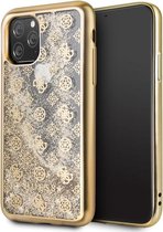 Apple iPhone 11 Pro Max Guess Backcover Glitter - Goud