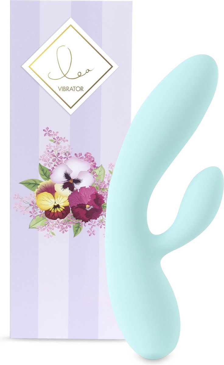 Goedkoopste FeelzToys Lea - Rabbit Vibrator - Oceaan Blauw